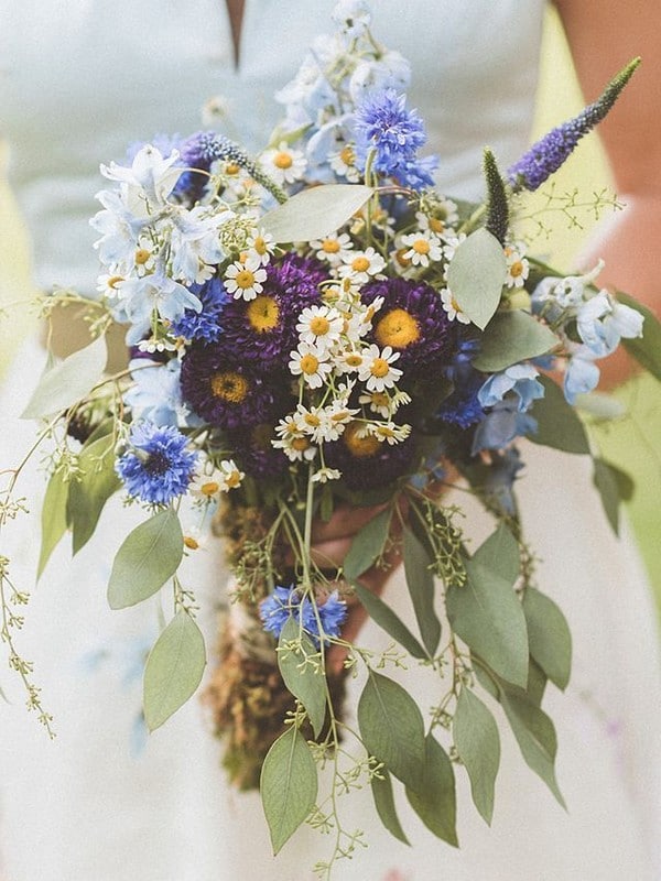 22 Wildflower Wedding Bouquets for Spring Summer Wedding Oh The