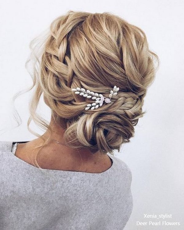 Braided wedding updo wedding hairstyles