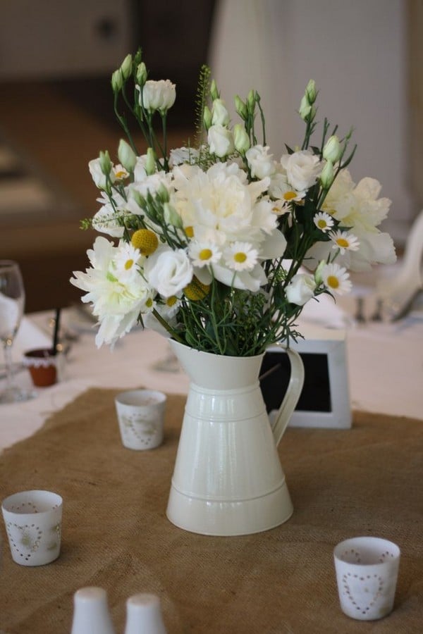 Country Style Table Centre Wedding