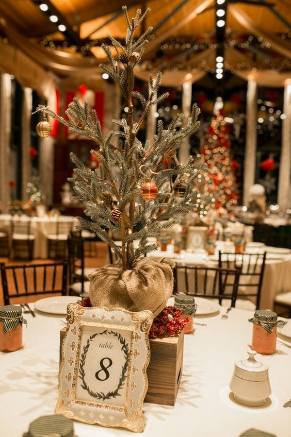 December Wedding Full of Christmas Wedding Idea - winter, winter wedding, winter wedding ideas