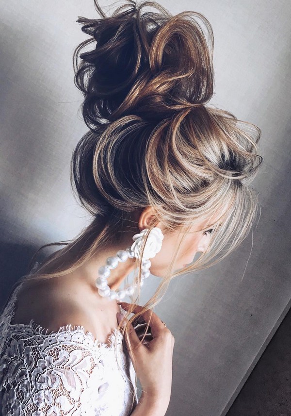 High updo wedding hairstyles for long hair nadigerber