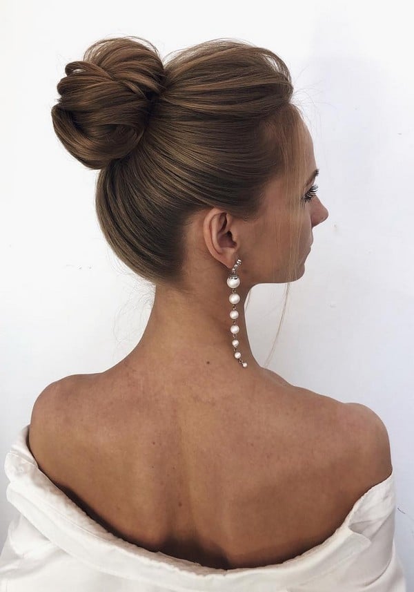 High updo wedding hairstyles for long hair oksana_sergeeva_stilist