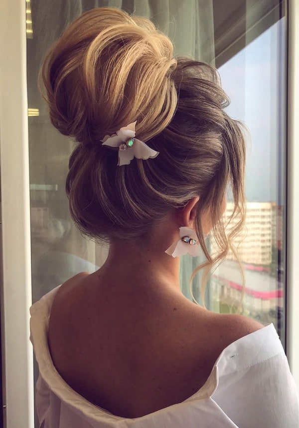 High updo wedding hairstyles for long hair tanya_ilyasevich_ 