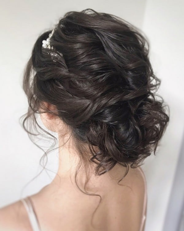 Messy wedding hairstyles for long hair from julia_alesionok