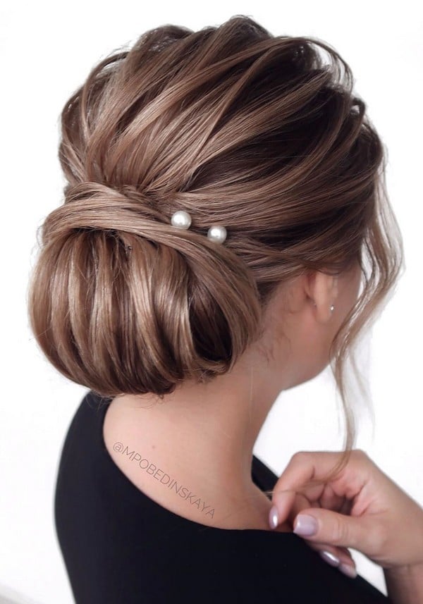 Messy wedding hairstyles for long hair from mpobedinskaya