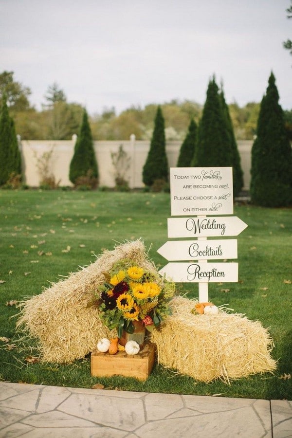Rustic Sunflower Wedding Theme Ideas