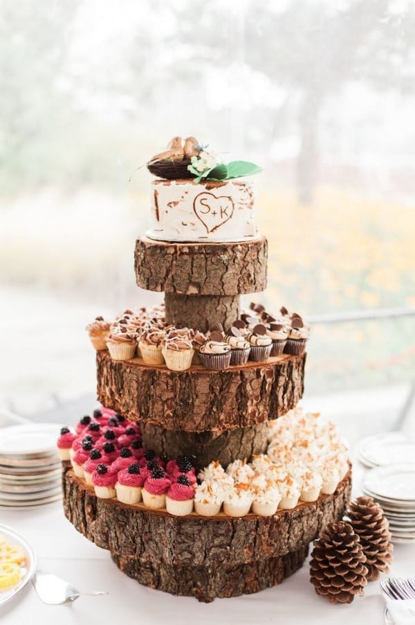 Rustic wedding cake ideas - rustic weddings, country wedding cake ideas, naked wedding cakes