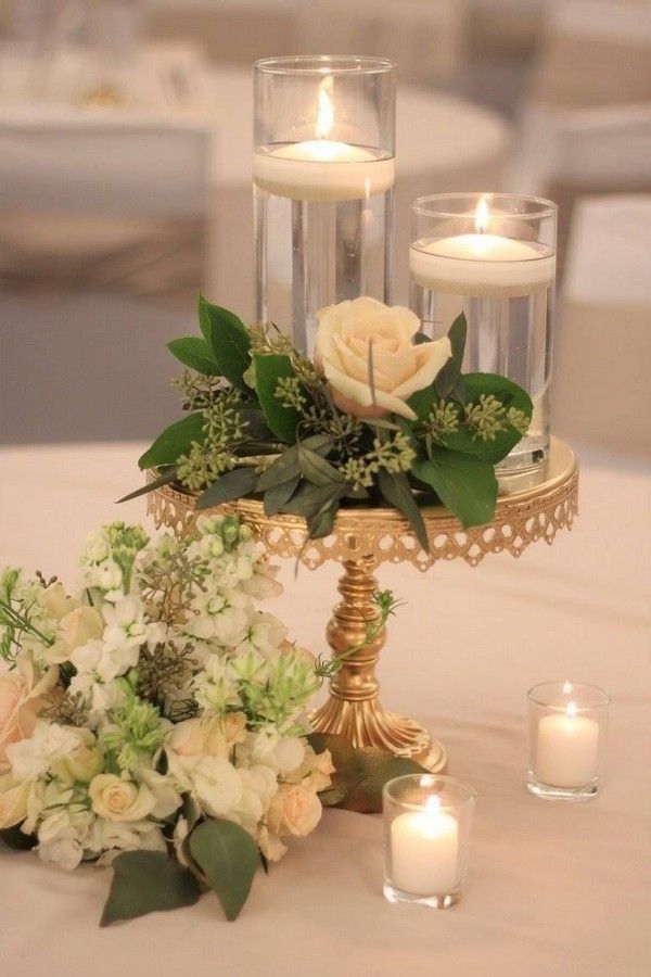 Vintage Floating Wedding Centerpiece