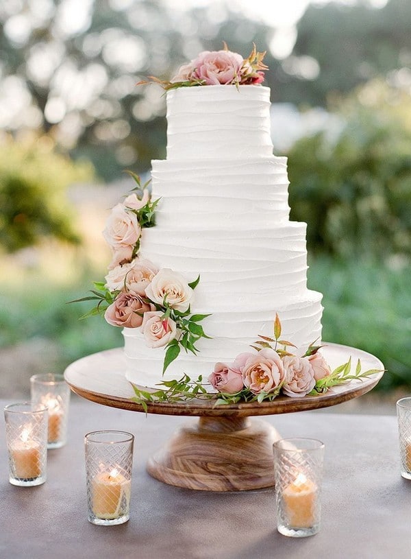 Vintage wedding cakes - vintage wedding, pearls, blush pink