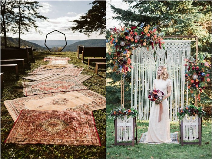 bohemian wedding decor ideas