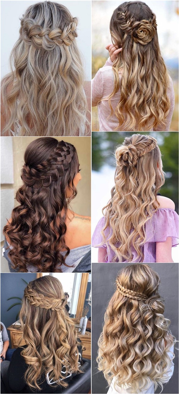 braided long wedding hairstyles