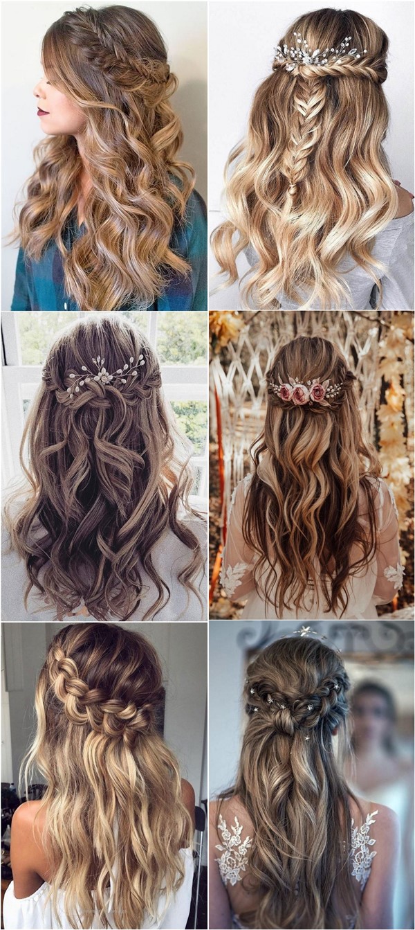 braided long wedding hairstyles