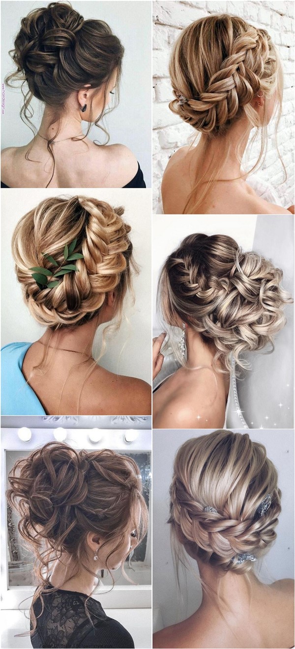 braided long wedding updo hairstyles for 2020