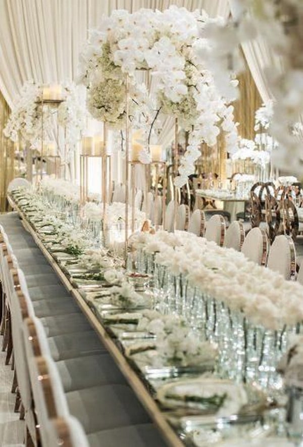 classic ivory wedding decoration ideas