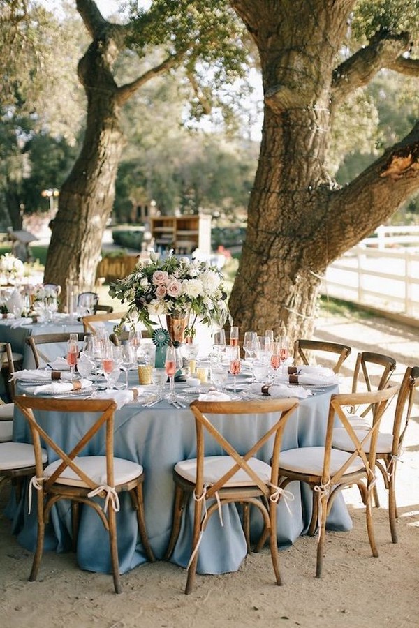 country rustic outdoor wedding reception ideas