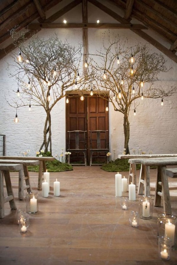 countryside winter Wedding ceremony ideas