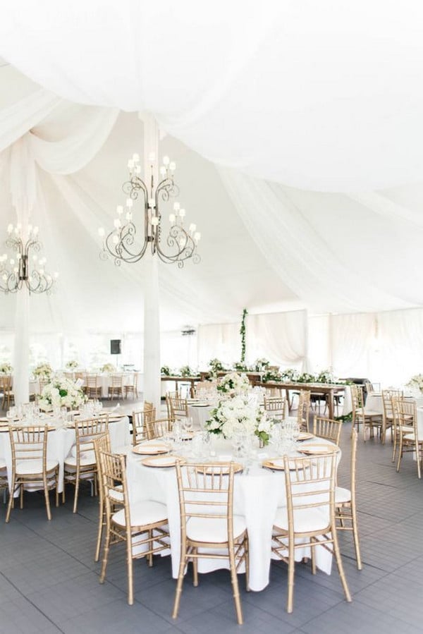 elegant classic wedding reception ideas
