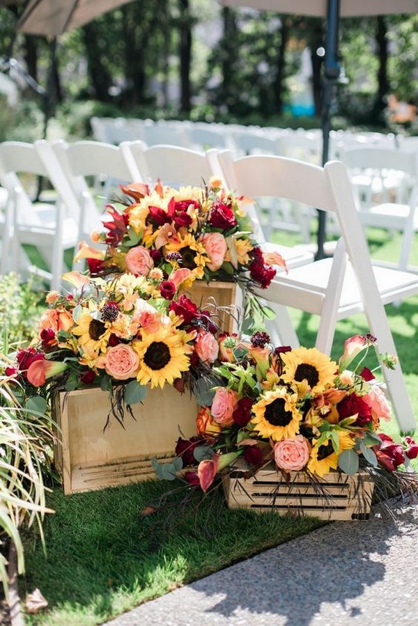 40 Sunflower Wedding Ideas for a Rustic Summer Wedding