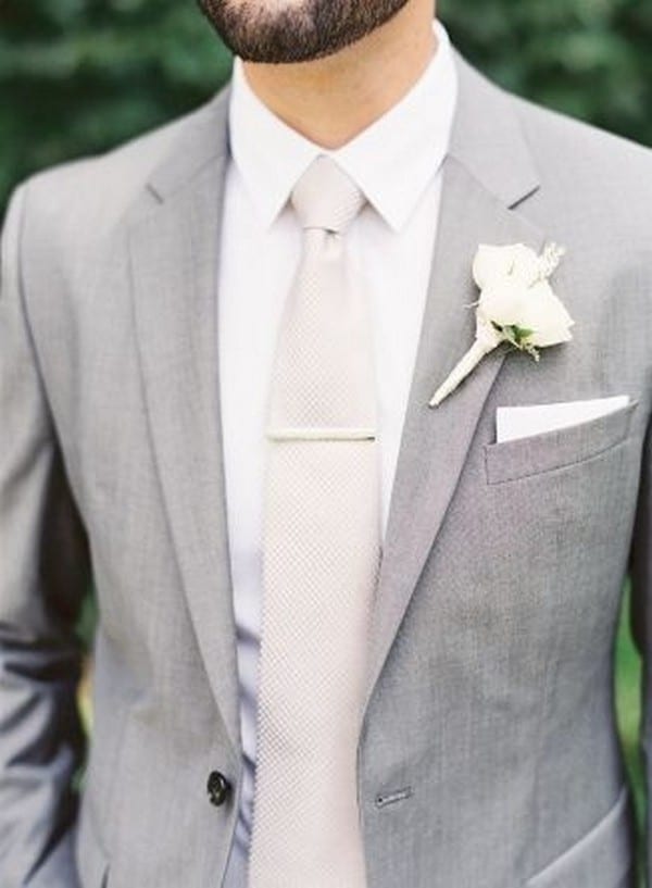 grey groom wedding suit