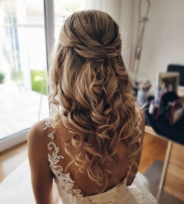 half up half down wedding hairstyle2