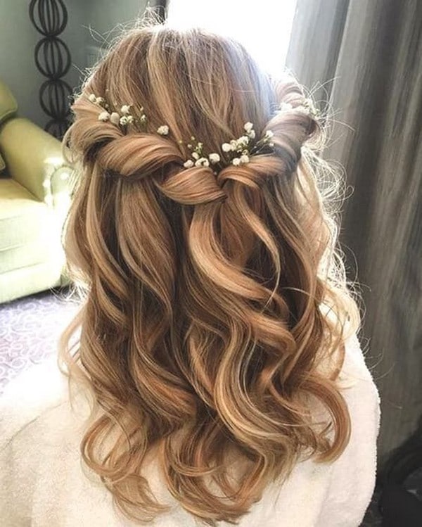 half up half down wedding hairstyle3