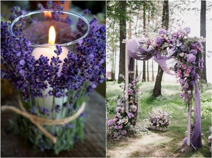 lavender wedding color ideas for purple wedding
