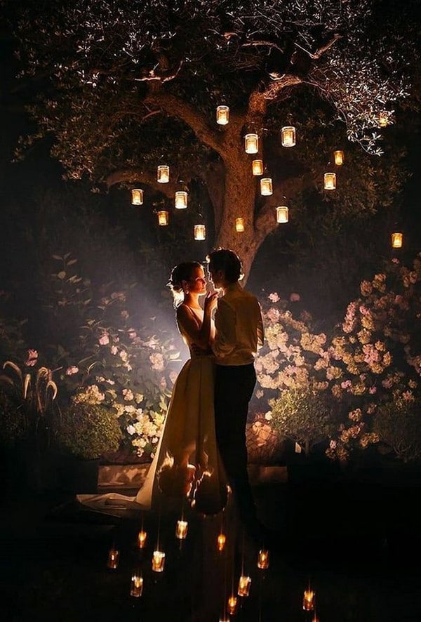 must have night wedding photo ideas