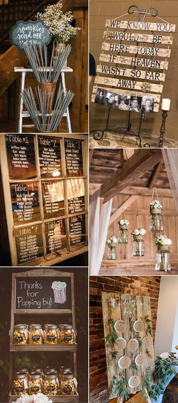 rustic DIY wedding ideas on a budget