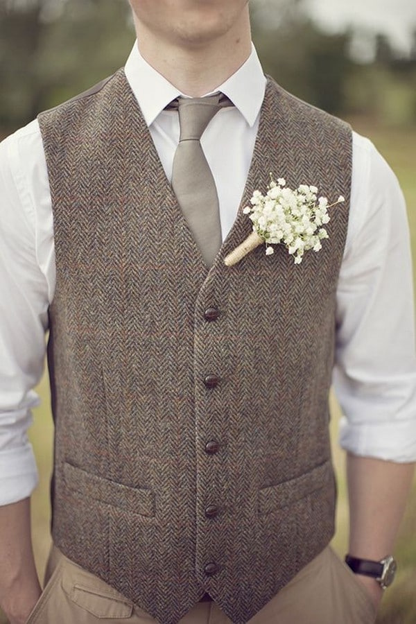 rustic goom style wedding suit ideas