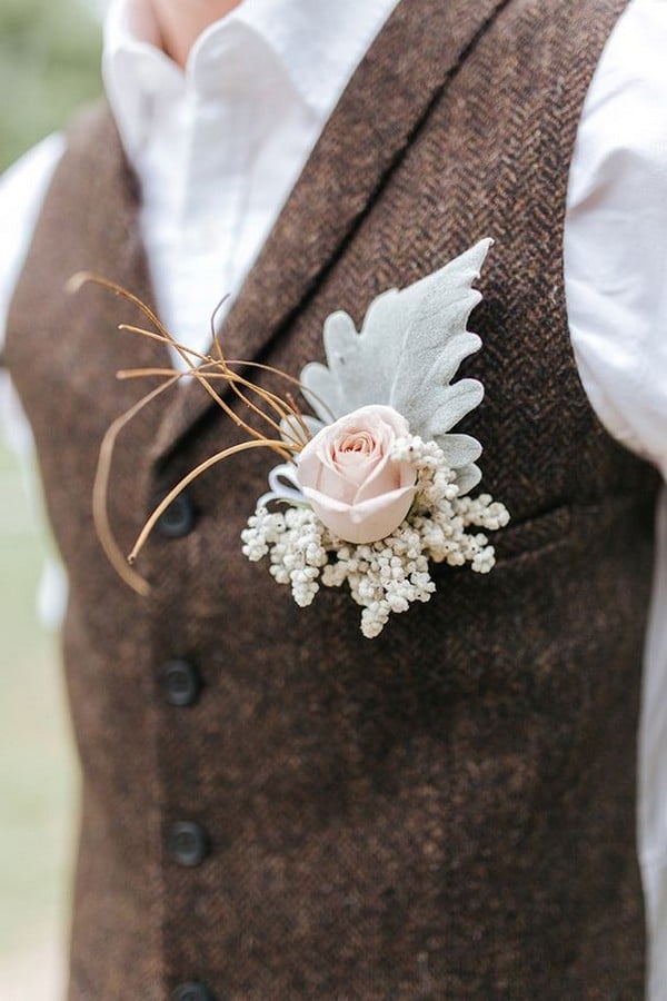rustic outdoor groom wedding look ideas