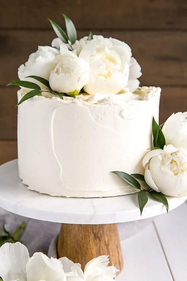 simple elegant wedding cake ideas for