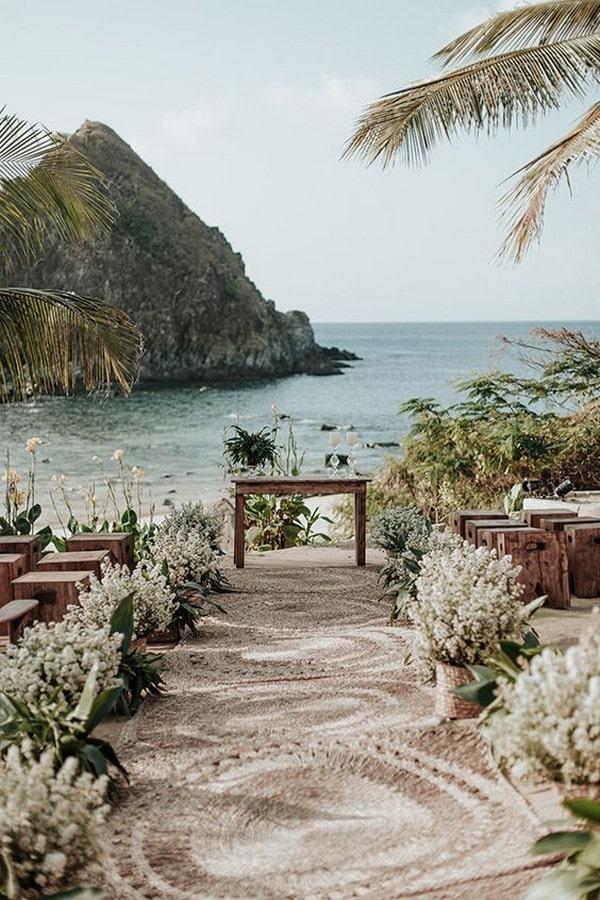 stunning beach wedding ceremony ideas