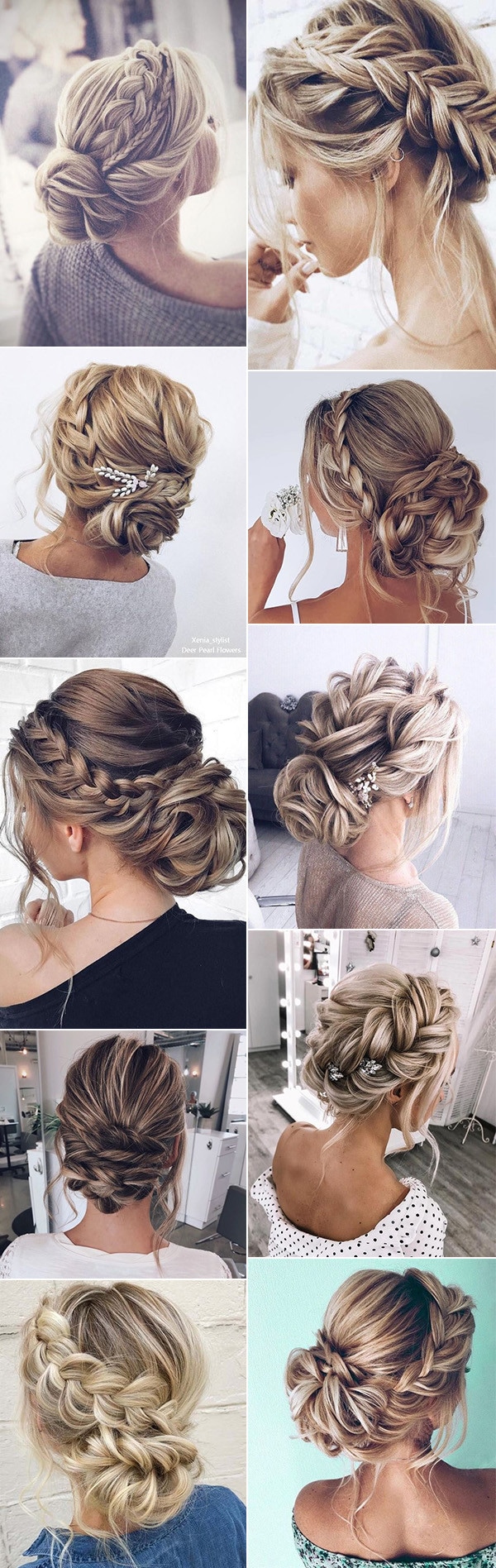 stunning braided updo wedding hairstyles