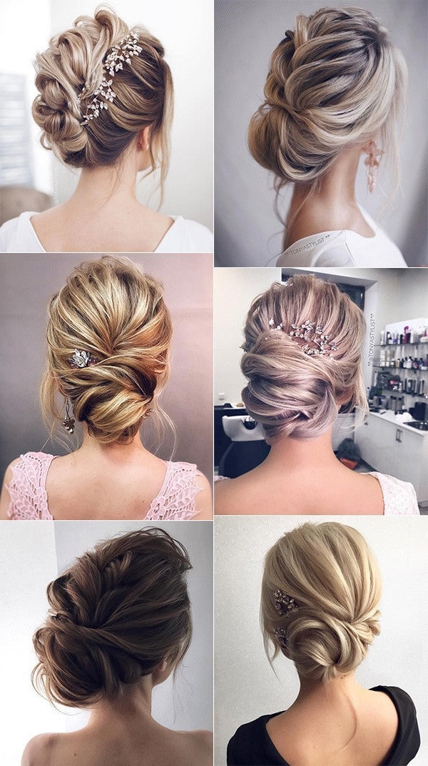 updo wedding hairstyles for elegant brides