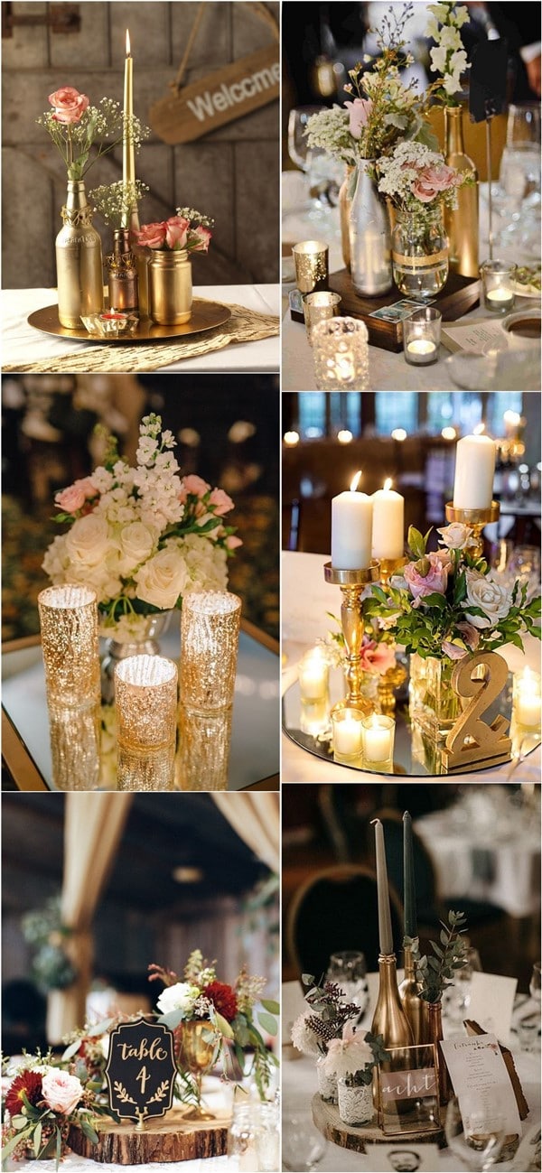 vintage wedding ideas - vintage wedding centerpiece ideas