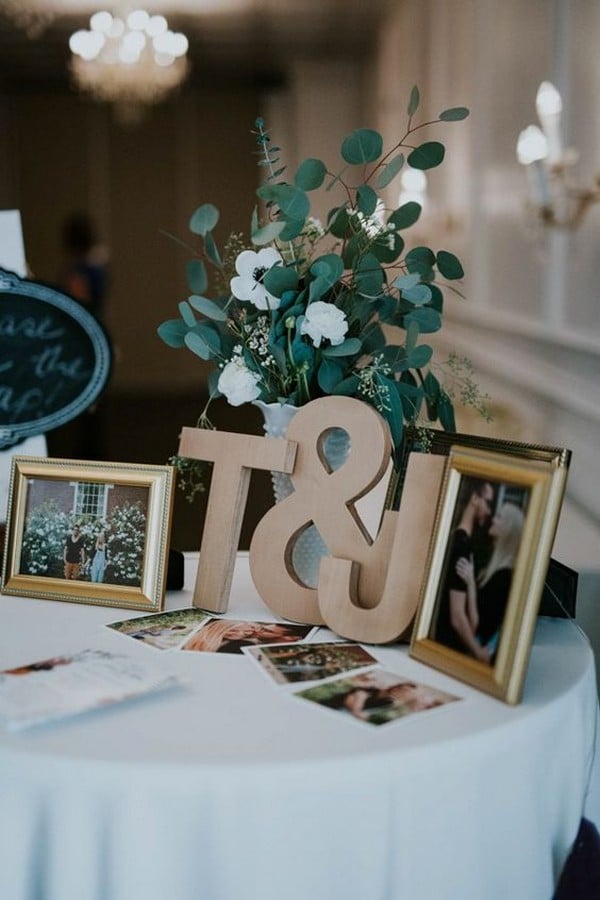 wedding guest book table ideas