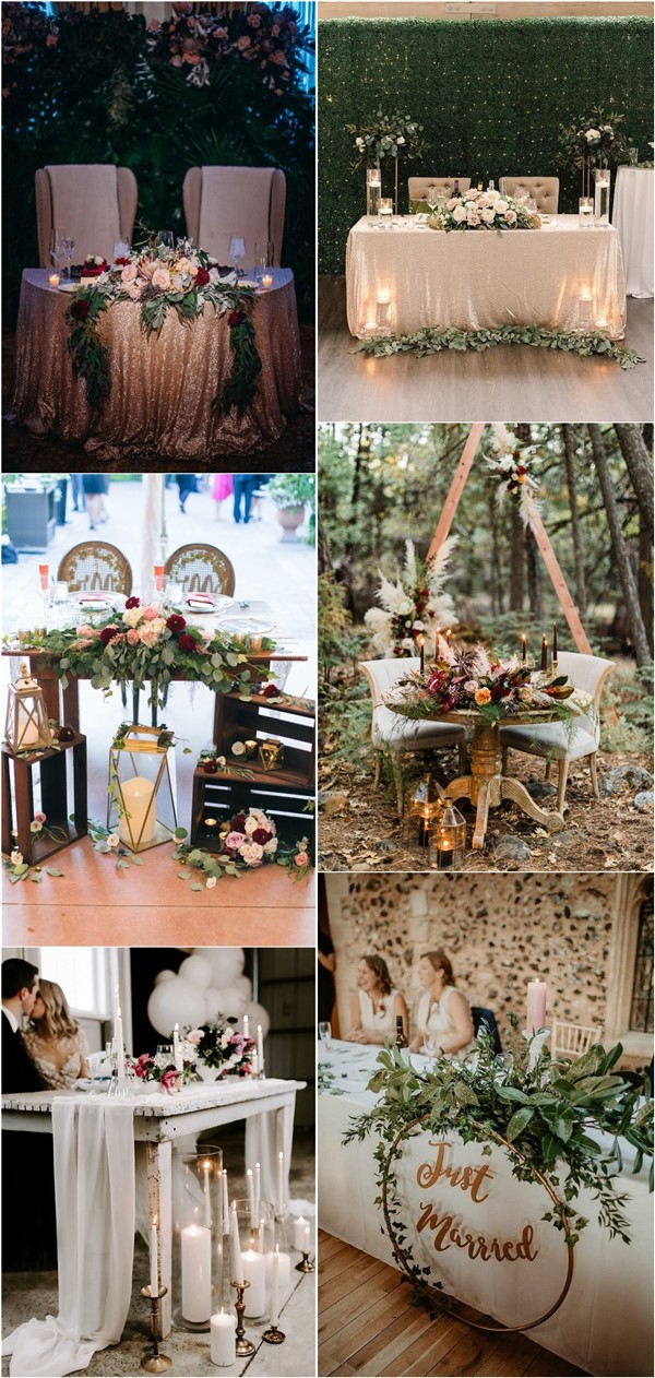 wedding sweetheart head table decoration ideas - head tables , wedding reception, indoor wedding, outdoor wedding
