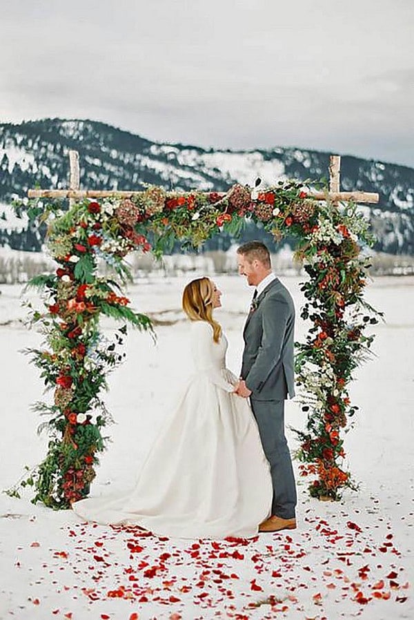 winter wedding decorations rebecca hollis