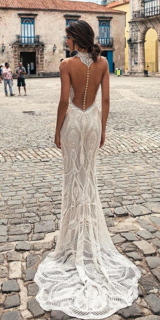 30 + Sexy Backless Open Back Wedding Dresses - Oh The Wedding Day