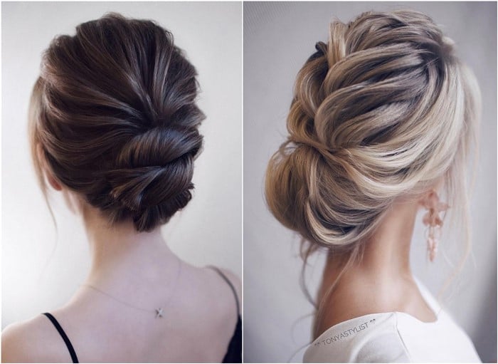 20 Low Bun Wedding Updo Hairstyles We Love Oh The Wedding