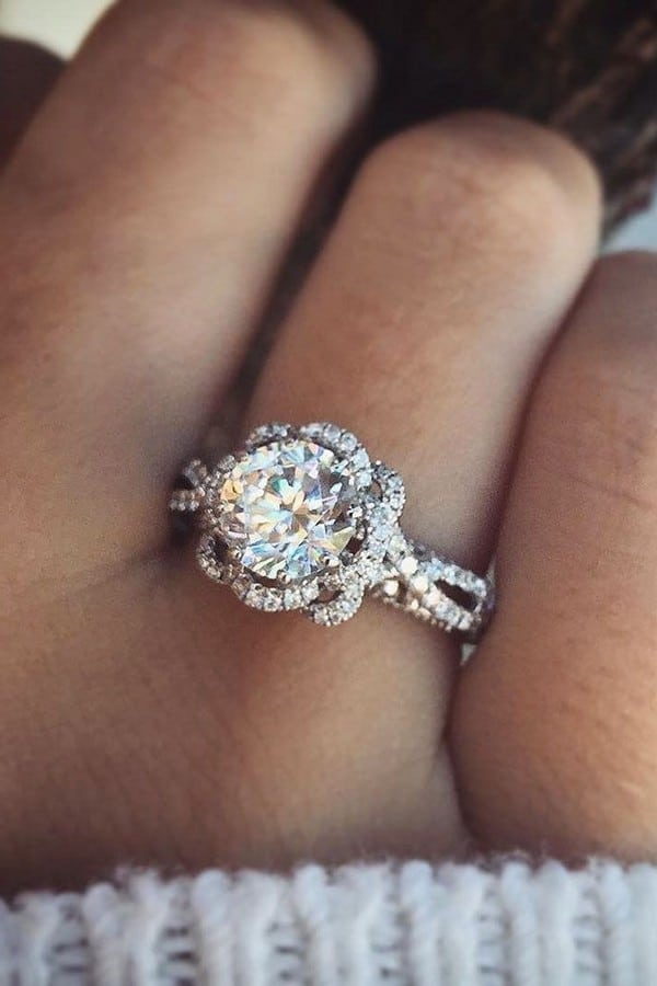 sophisticated vintage engagement rings