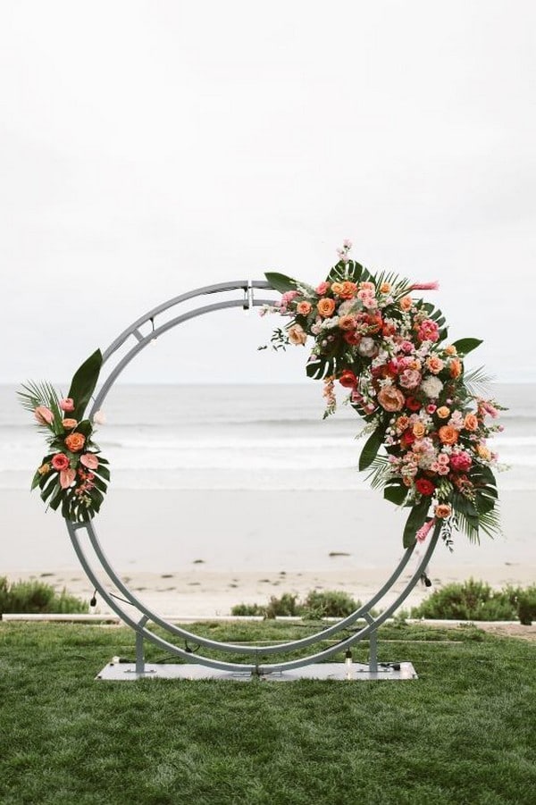 Tropical Wedding Arches and Altars 