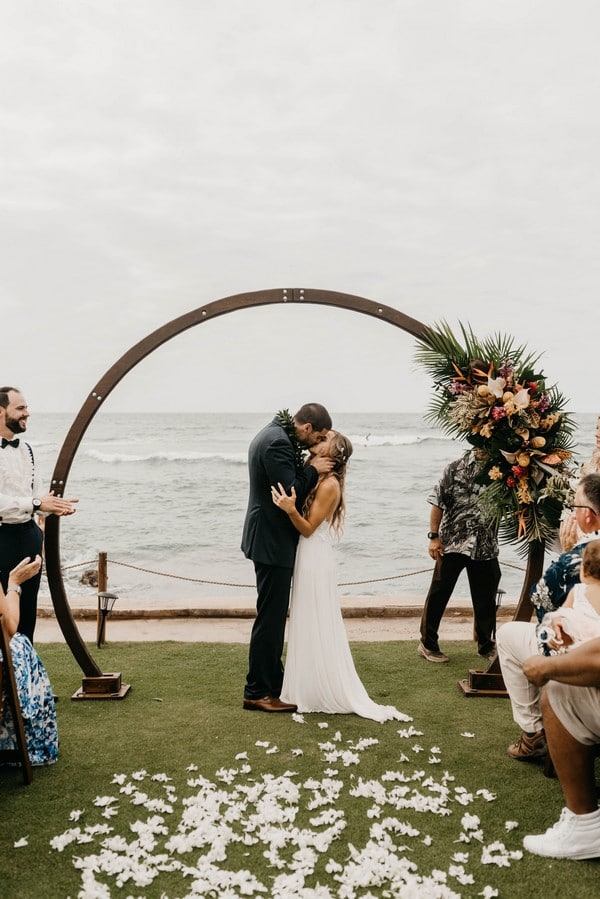 Tropical Wedding Arches and Altars 