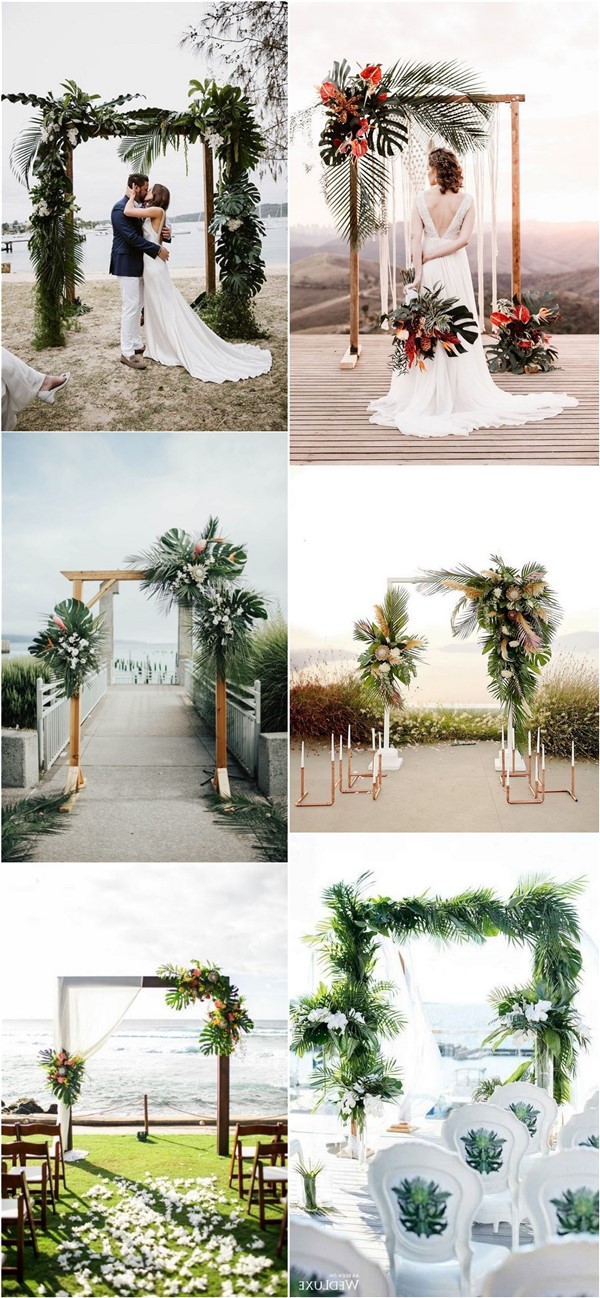 Tropical Wedding Arches and Altars