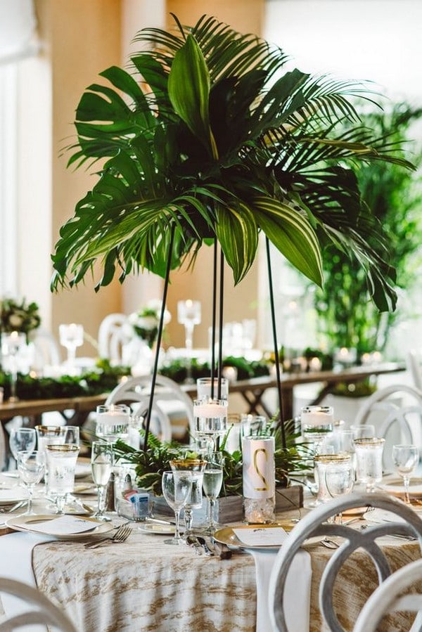 Tropical Wedding Centerpieces 