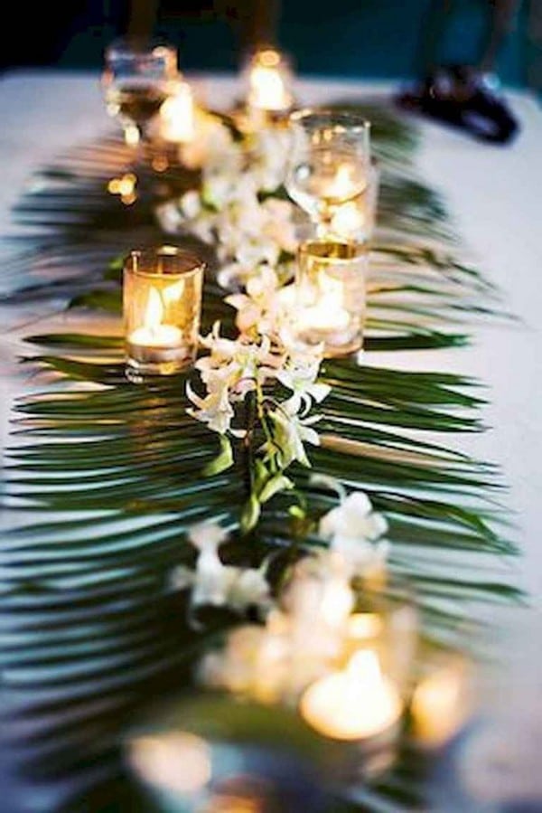 Tropical Wedding Centerpieces 