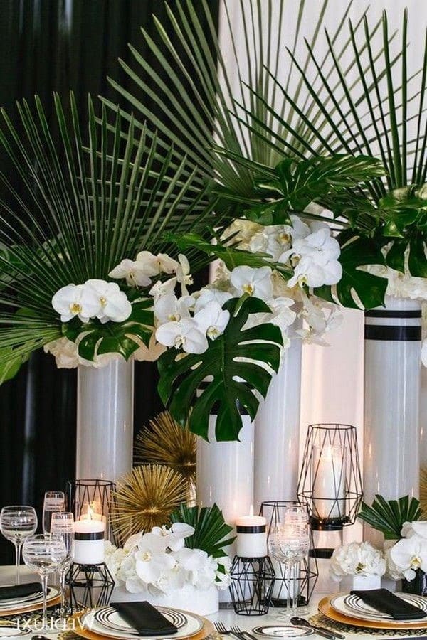 Tropical Wedding Centerpieces 