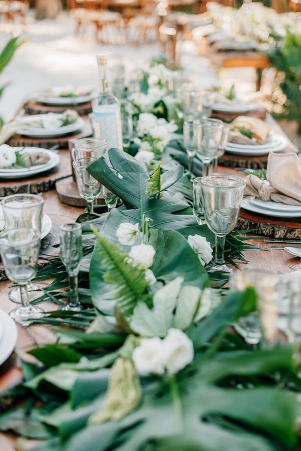 Tropical Wedding Centerpieces 