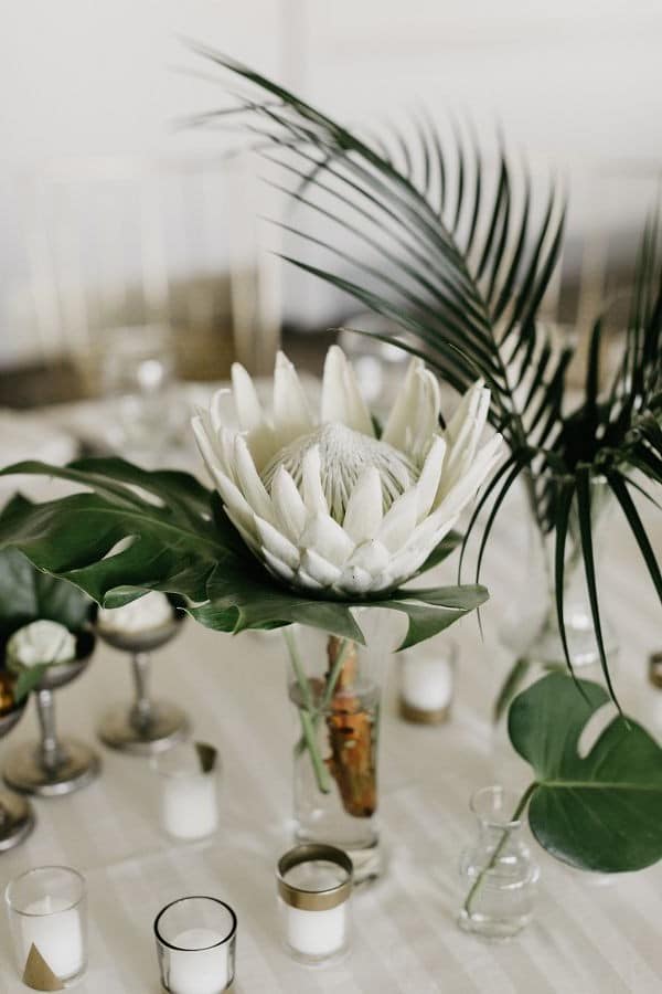 Tropical Wedding Centerpieces 