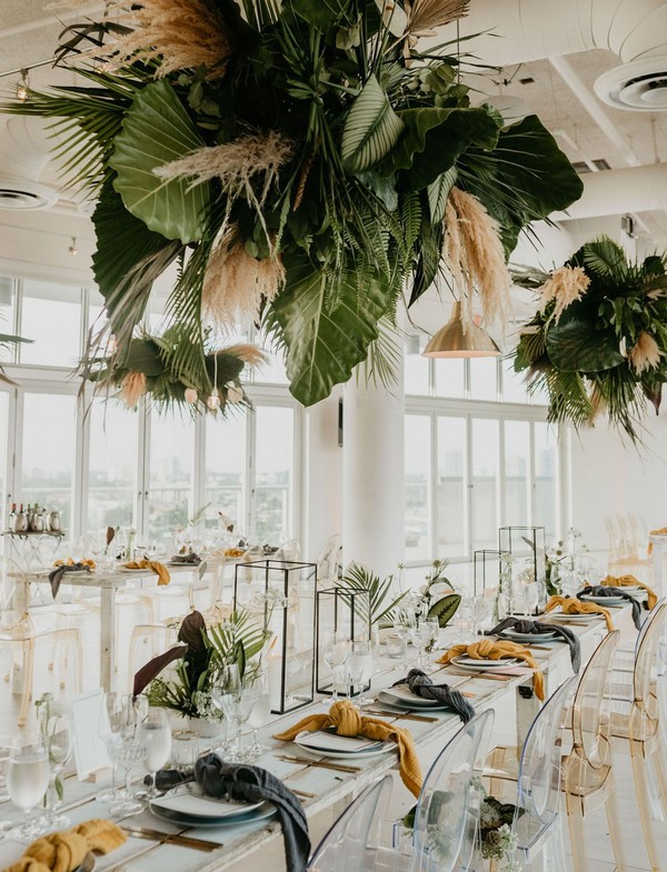 Tropical Wedding Centerpieces 